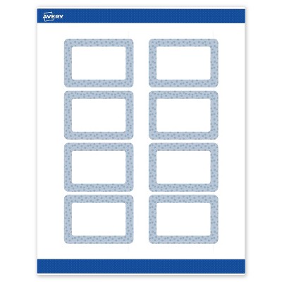 Avery Rectangle Shipping Labels, Polka Dots Design, 2" x 3", 80ct
