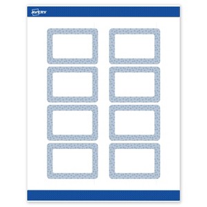 Avery Rectangle Shipping Labels, Polka Dots Design, 2" x 3", 80ct - 1 of 4