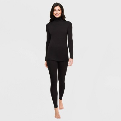 Warm Essentials By Cuddl Duds Smooth Stretch Thermal Maternity Leggings -  Black Xl : Target