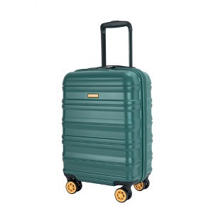 Gulches Carry On Luggage  Airline Approved18.5" Carry On Suitcase With TSA Carry On Luggage With Wheels Carry on Bag Hard Shell Suitcases, DARK GREEN - 1 of 4