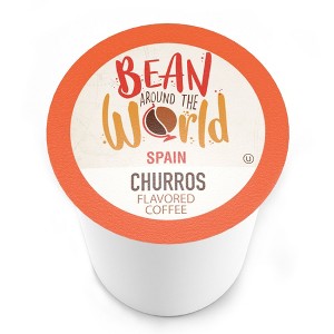 Bean Around The World Churro  Flavored Coffee Pods, Keurig 2.0 compatible, 40 CT - 1 of 4