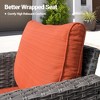 XIZZI Patio Furniture Set 7 Pieces Outdoor Conversation Sets Wicker Sectional Couch Set with Chairs for Garden Backyard Porch - 3 of 4
