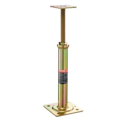 Yukimo 4PCS Adjustable Floor Jack Post - 2500LBS/1134KG Capacity Q235 Steel, 11.6"-16" Height Range for House Floor Leveling/Bed Frames/Cabinets