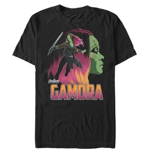 Men's Marvel Avengers: Infinity War Gamora Portrait T-Shirt - 1 of 4