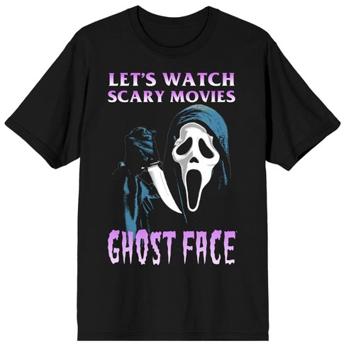 Ghost Face Killer Watch Scary Movies Men's Black T-shirt-xl : Target