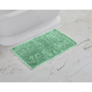 BrylaneHome Butter Chenille Bath Rug - 1 of 2