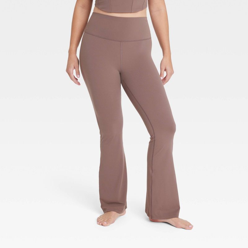 Women's Everyday Soft Ultra High-Rise Flare Leggings - All In Motion™, 4 of 12