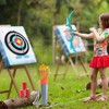VEVOR Bow and Arrow Set for Kids, Archery Set with 10 Suction Cup Arrows,Indoor Outdoor Toy for Boys Girls Age 4-8 8-12 with Hanging Target & Quivers - 2 of 4