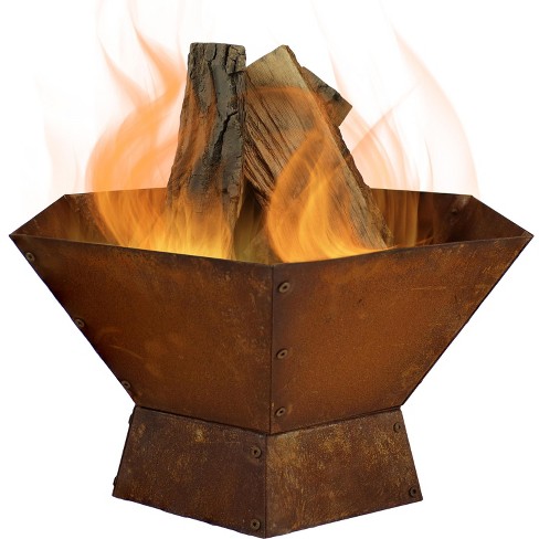 23 Rustic Affinity Wood Burning Fire Pit Kit Sunnydaze Decor