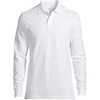 Lands' End Men's Comfort First Long Sleeve Solid Mesh Polo - 2 of 3