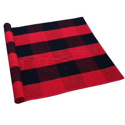 2'x3' Rectangle Indoor and Outdoor Cotton Floor Mat Multicolored - PiccoCasa