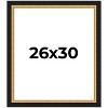 PosterPalooza | Embellished Brown Picture Frame - UV Acrylic, Foam Board Backing, Hanging Hardware - 2 of 4