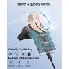 HANPURE Magnetic Wireless Car Charger 18W Compatible with Mag-Safe Car Mount Charger for iPhone 14/13/12 Series Black - 3 of 4