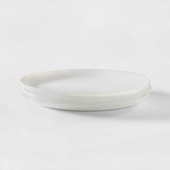 Glass Dinner Plate 10.7" White - Made By Design™