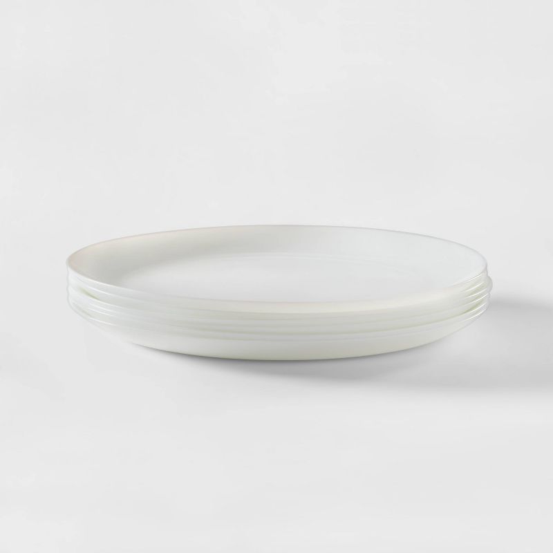 Glass Dinner Plate 10.7" White - Made By Design&#153;, 1 of 15