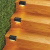 Collections Etc Versatile Solar Powered Fence Lights - Set of 3 - 3 of 4