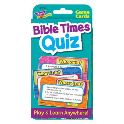 Trend Bible Times Quiz Challenge Cards (Case of 6)