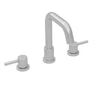 Bathroom Faucet, 8 Inch 3 Hole Faucet for Vanity Sink, Lavatory Basin Faucet with 2 Lever Handles, Pop Up Drain, 360 Degree Swivel Spout - 1 of 4