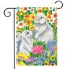 Briarwood Lane Spring Friends Bunnies Garden Flag Easter Floral R - 2 of 4