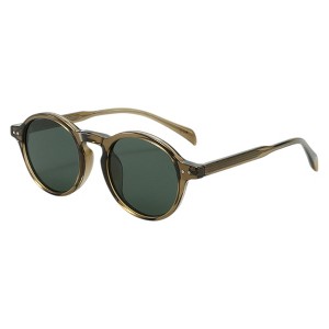 Anna-Kaci Round Frame Polarized Sunglasses with UV400 Protection and Vintage Inspired Design - 1 of 4