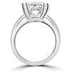 Pompeii3 Certified 4.00Ct Radiant Cut Diamond Engagement Ring White Gold Lab Created - Size 7 - 2 of 4