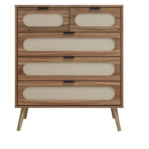 VYNXARIA All in One Storage Brown: 5 Drawer Cabinet for Every Room in Your Home - 1 of 4