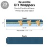 Big Dot of Happiness Baby Boy Teddy Bear - Baby Shower Favors and Cupcake Kit - Fabulous Favor Party Pack - 100 Pieces - 3 of 4
