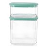 Gibson 2 Piece Plastic Stackable Container Set with Lids - 3 of 4