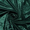 RCZ Décor Elegant Round Table Cloth - Made With Fine Crushed-Velvet Material, Beautiful Emerald Tablecloth With Durable Seams - 2 of 4