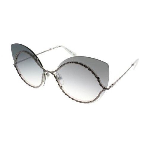 Marc Jacobs Marc 161/s 6lb Womens Cat-eye Sunglasses Ruthenium 61mm ...