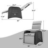 Patio Recliner chair with Adjustable Backrest & Footrest - 2 of 4