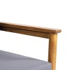 Magnolia 2pc Patio Acacia Wood Club Chairs: Water-Resistant Cushions - Christopher Knight Home - 4 of 4