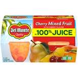 Del Monte Cherry Mixed Fruit Cups - 4ct