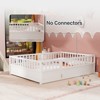 CAVINAS Full Size Wood Montessori Bed,Modern Integral Constructed Floor Bed with Super High Security Barrier and Door,Toddler Bed for Bedroom - 2 of 4