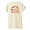 Simply Sage Market Just Peachy Rainbow Front and Back Design Short Sleeve Tee - 2 of 4