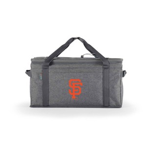 MLB San Francisco Giants 64 Can Collapsible Cooler - Heathered Gray - 1 of 4