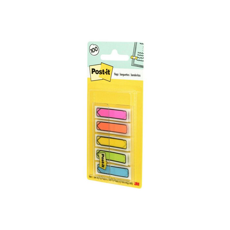 Post-it 100ct .47&#34; Arrow Flags with On-the-Go Dispenser - Assorted Bright Colors, 4 of 18