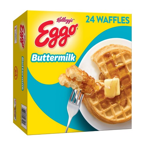 Kellogg's Eggo Buttermilk Frozen Waffles - 29.6oz/24ct - image 1 of 4