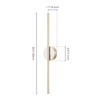 Rennnsan Aelune 23"H Hardwired Linear Modern LED Dimmable Wall Sconce - 3 of 4