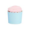 Blue Panda 50 Pack Pastel Paper Cupcake Liners Wrappers, Rainbow Color Muffin Baking Cups - 3 of 4