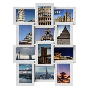 Picture Frames, 4x6 for Wall Decor Set of 12, Multi Family Photo for Gallery Decor, Hanging Display - 1 of 4