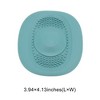 Unique Bargains Drain Strainer Flower-Shaped Drain Strainer TPR 3.94"x4.13" 1 Pc - 3 of 4