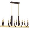 Livex Lighting Beckett 10 - Light Chandelier in  Satin Brass/Bronze - 2 of 4