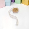 Unique Bargains Ribbon Gold-Edged Fishtail Organza Simple Style Polyester 354.33"x1.57" 1 Pc - 2 of 3