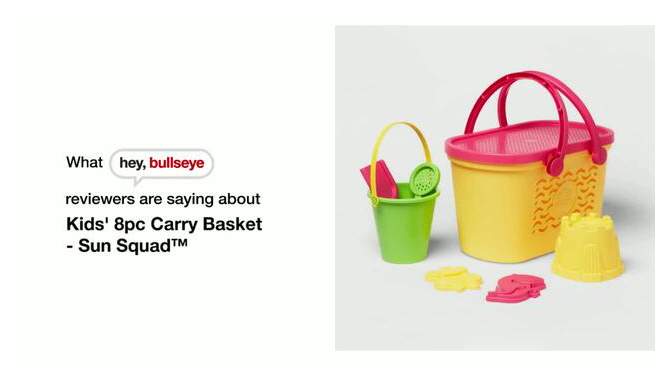 Kids&#39; 8pc Carry Basket - Sun Squad&#8482;, 2 of 6, play video