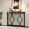 Hommoo 43 Inch Half Moon Console Table - 2 of 4