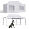 Outsunny 10' x 20' Heavy Duty Pop Up Canopy with 7 Removable Zippered Sidewall, Bottom Privacy Sidewall, Roller Bag, Upgraded Tube - 4 of 4