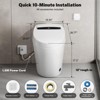 Dyonery Smart Toilet with Heated Seat and Night Light, Tankless Toilets for Bathroom, with Auto Flush, Auto Open Close Lid/Seat - 3 of 4
