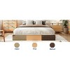 Minimalist Wood Platform Bed Frame Twin Size - No Box Spring Needed, Low Profile Full Floor Contact, Sturdy Slats, No Headboard - 4 of 4