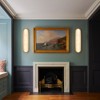 LLHZSY 23 3/5" Oval Flush Mount Ceiling Light with Marble-Black - 2 of 4